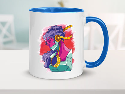 Zeichnung | Kunst Tasse Frauen Motiv cooles Design Humor Geschenkidee