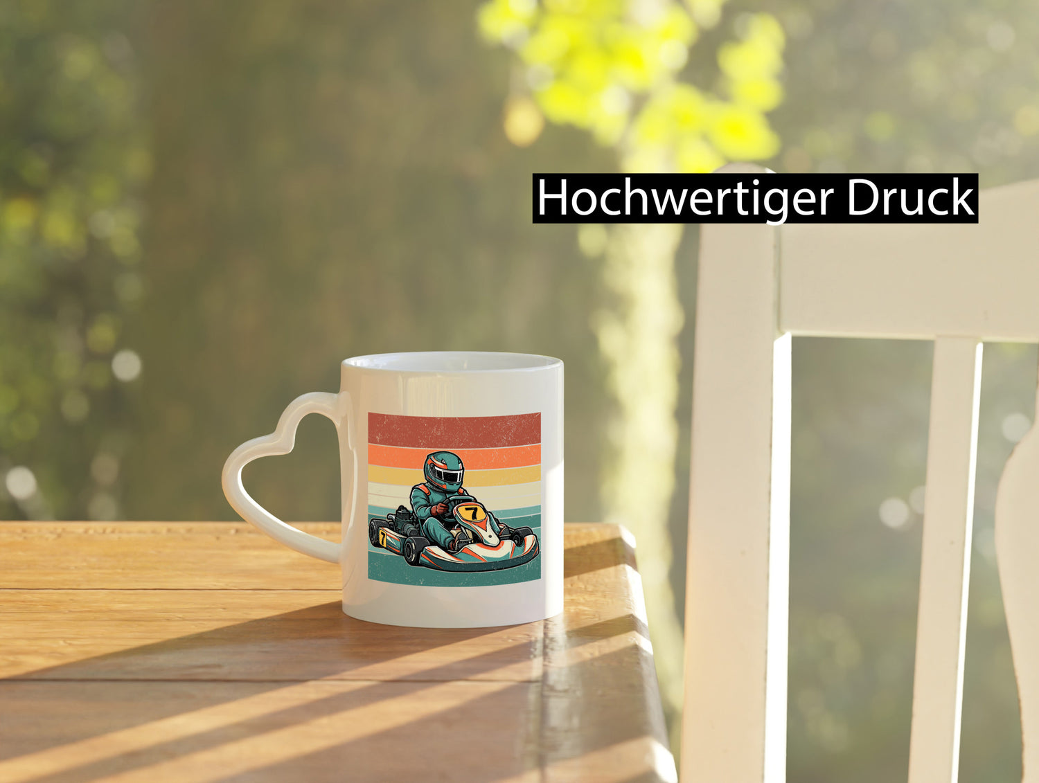 Cooles Go Kart | Retro lustiger Spruch Geschenk Humor Geschenkidee Tasse