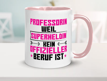Superheldin Professorin | Uni Universität Geschenk Humor Geschenkidee lustiger