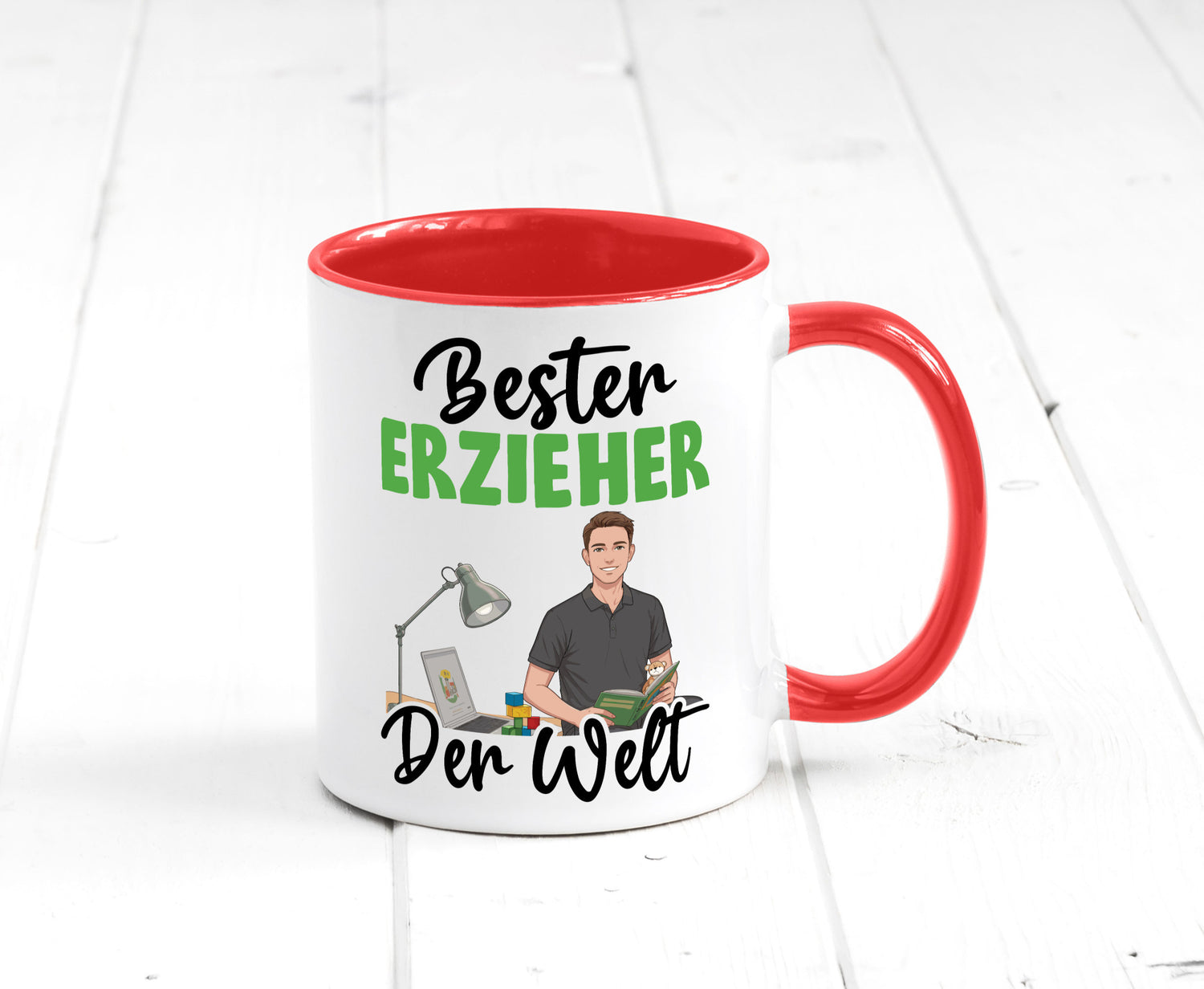 Bester Erzieher | Pädagoge Schule v2 Geschenk Humor Geschenkidee lustiger