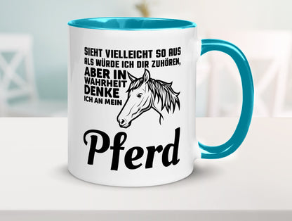 Pferde Spruch | Reiterin Tasse Pferdesport Reiten Humor Geschenkidee