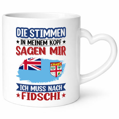 Fidschi | Urlaub Stimmen in meinem Kopf Traumland lustiger Spruch Geschenk
