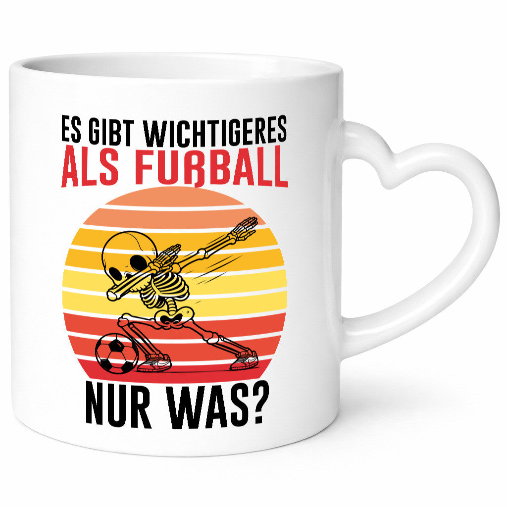 Es gibt Wichtigeres als Fußball | Fupballer lustiger Spruch Geschenk Humor