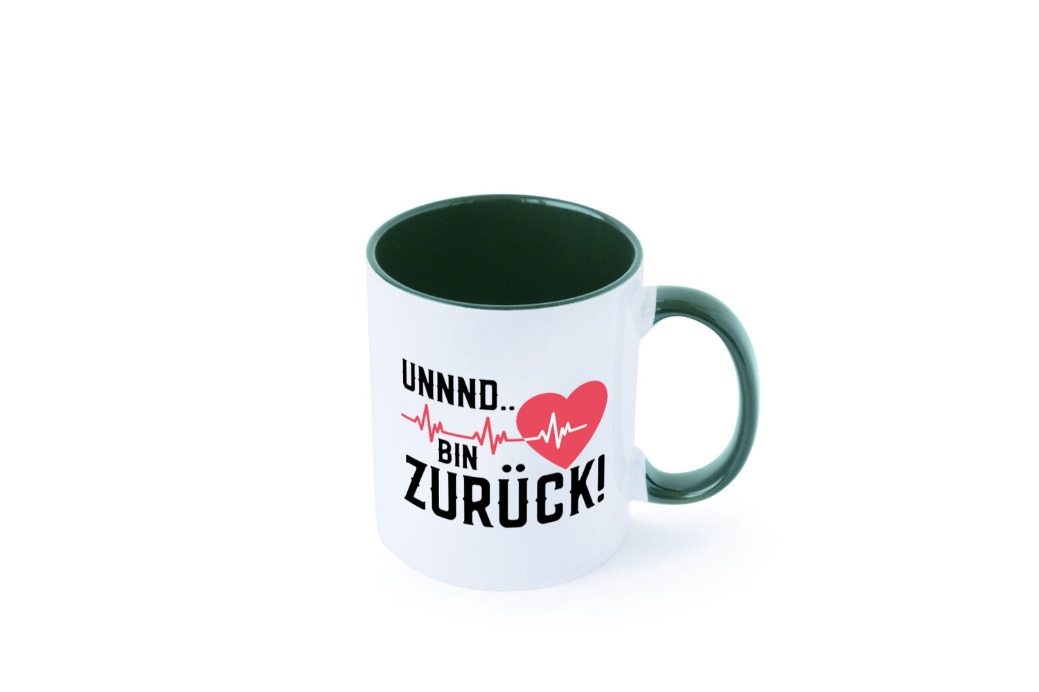 Bin zurück | Herzschlag Reanimation Puls Arzt Klinik Geschenk Humor