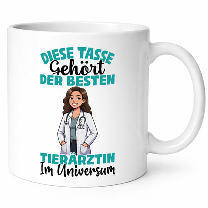 Im Universum: Tierärztin | Mediziner Tiermedizin Humor Tierliebhaber