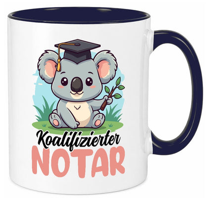 Koalifizierter Notar | Jurist Geschenkidee Humor Tasse