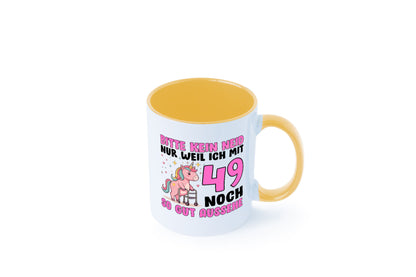 49. Geburtstag | 49 Jahre Mit noch so gut aussehen lustiger Spruch Geschenk