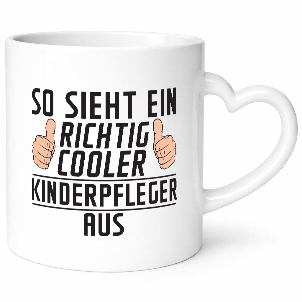 Richtig Cooler Kinderpfleger | Pfleger Kinder Pflegeberuf Geschenk Arbeit