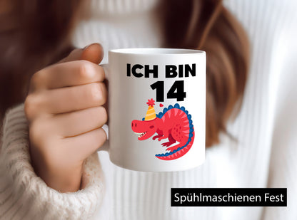 14. Geburtstag | Dino Dinosaurier 14 Jahre Geschenk Geschenkidee lustiger