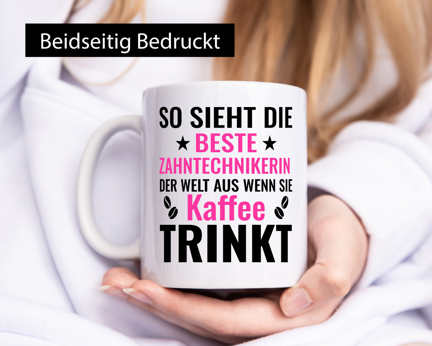 Kaffee trinkt: Zahntechnikerin | Zahnmedizin lustiger Spruch Geschenk Humor