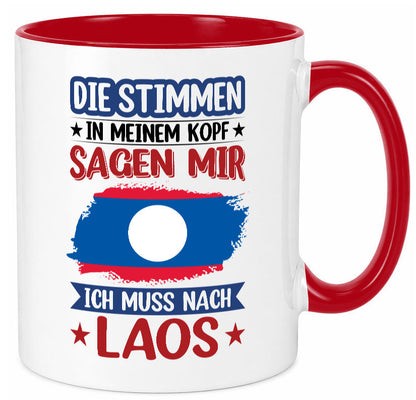 Laos | Urlaub Stimmen in meinem Kopf Traumland lustig Humor Geschenkidee