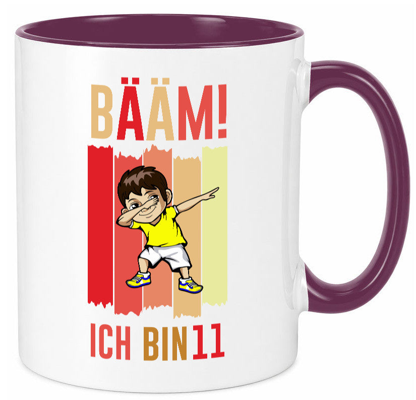 11. Geburtstag | 11 Jahre Bääm ich bin Humor Geschenkidee Tasse