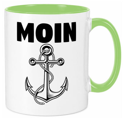 Moin Anker | Norddeutschland Tasse Norddeutscher Humor Geschenkidee