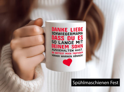 Schwiegermama | Schwiegermutter Tasse schöner Spruch Geschenk Familie