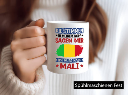 Mali | Urlaub Stimmen in meinem Kopf Traumland lustig Humor Geschenkidee