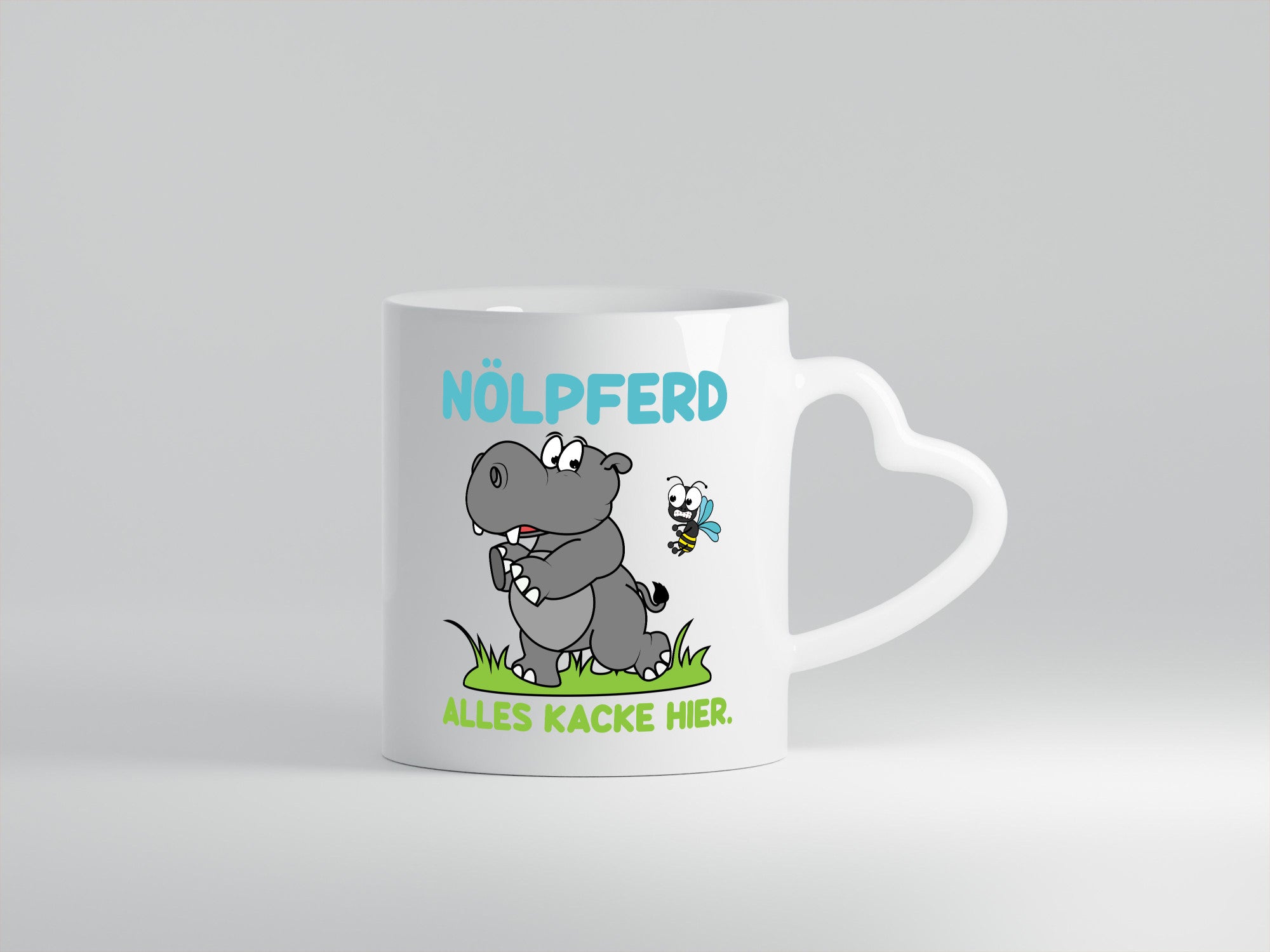Nöppferd alles Kacke hier | Nielpfer Biene Geschenk Humor Geschenkidee lustiger
