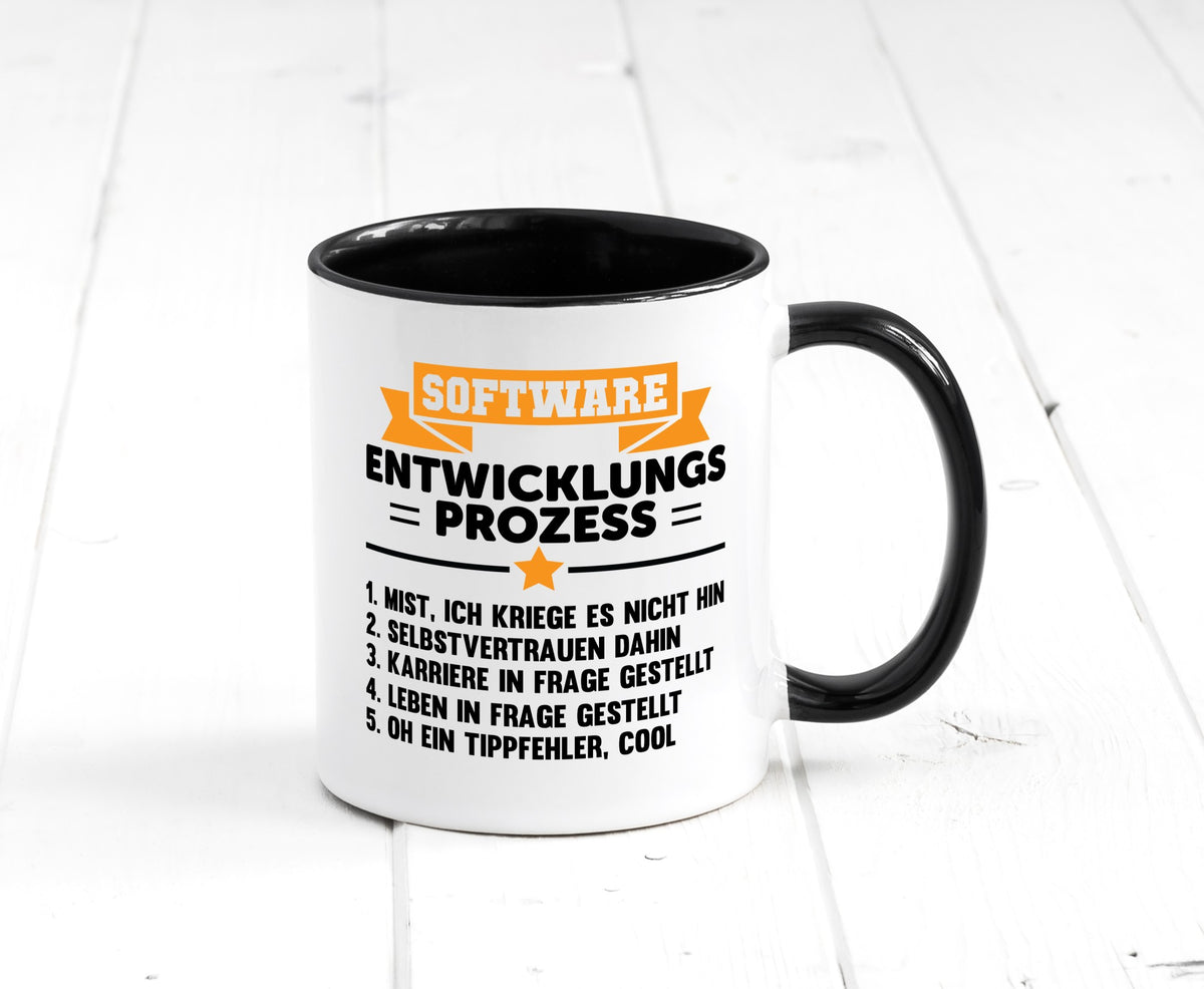 Software, Entwicklung, Prozess | Humor Spaß Witz lustiger Spruch Geschenk Tasse