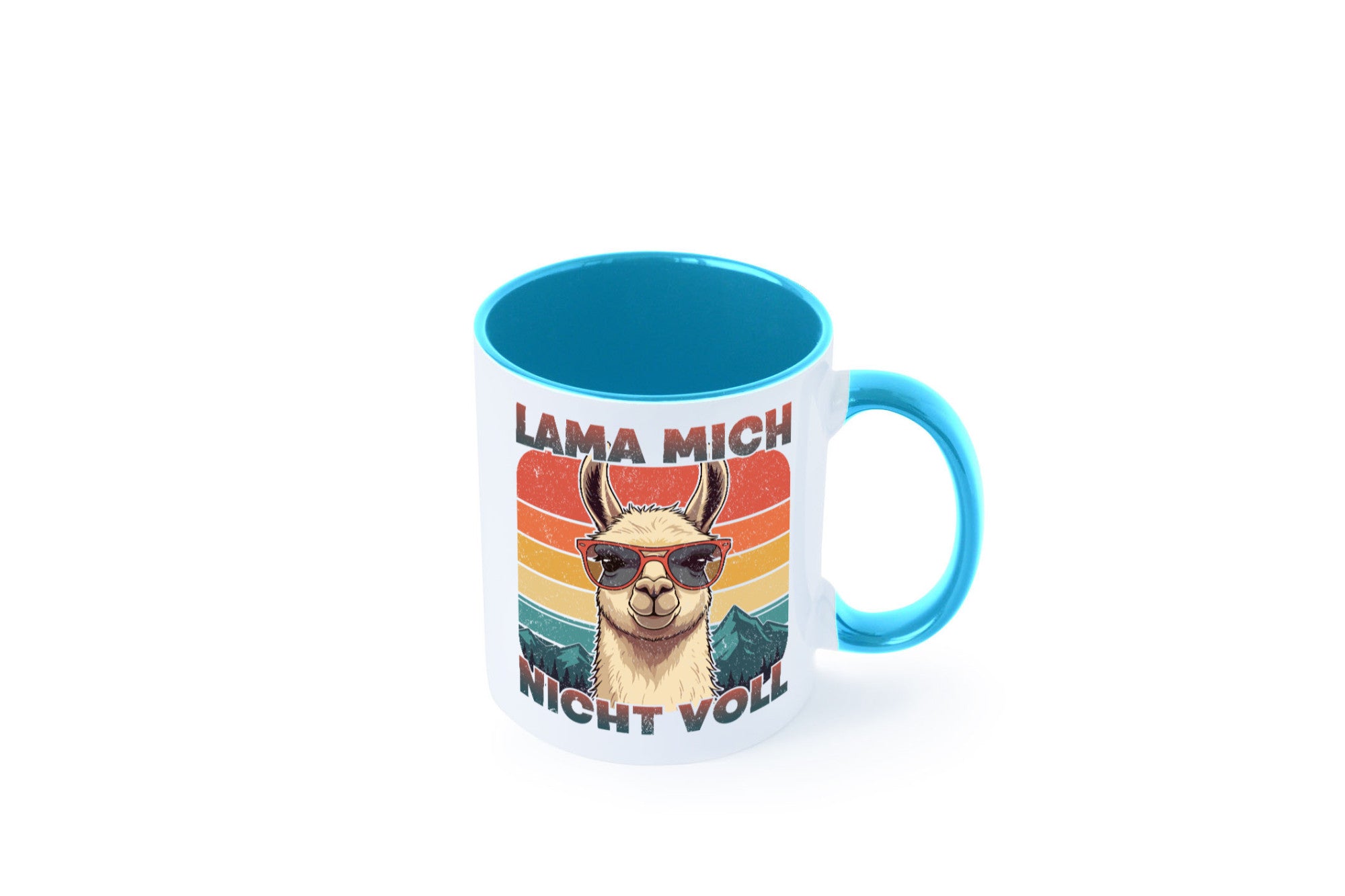 Lama mich nicht voll | Alpaka Kamel Retro lustig Humor Geschenkidee Geschenk