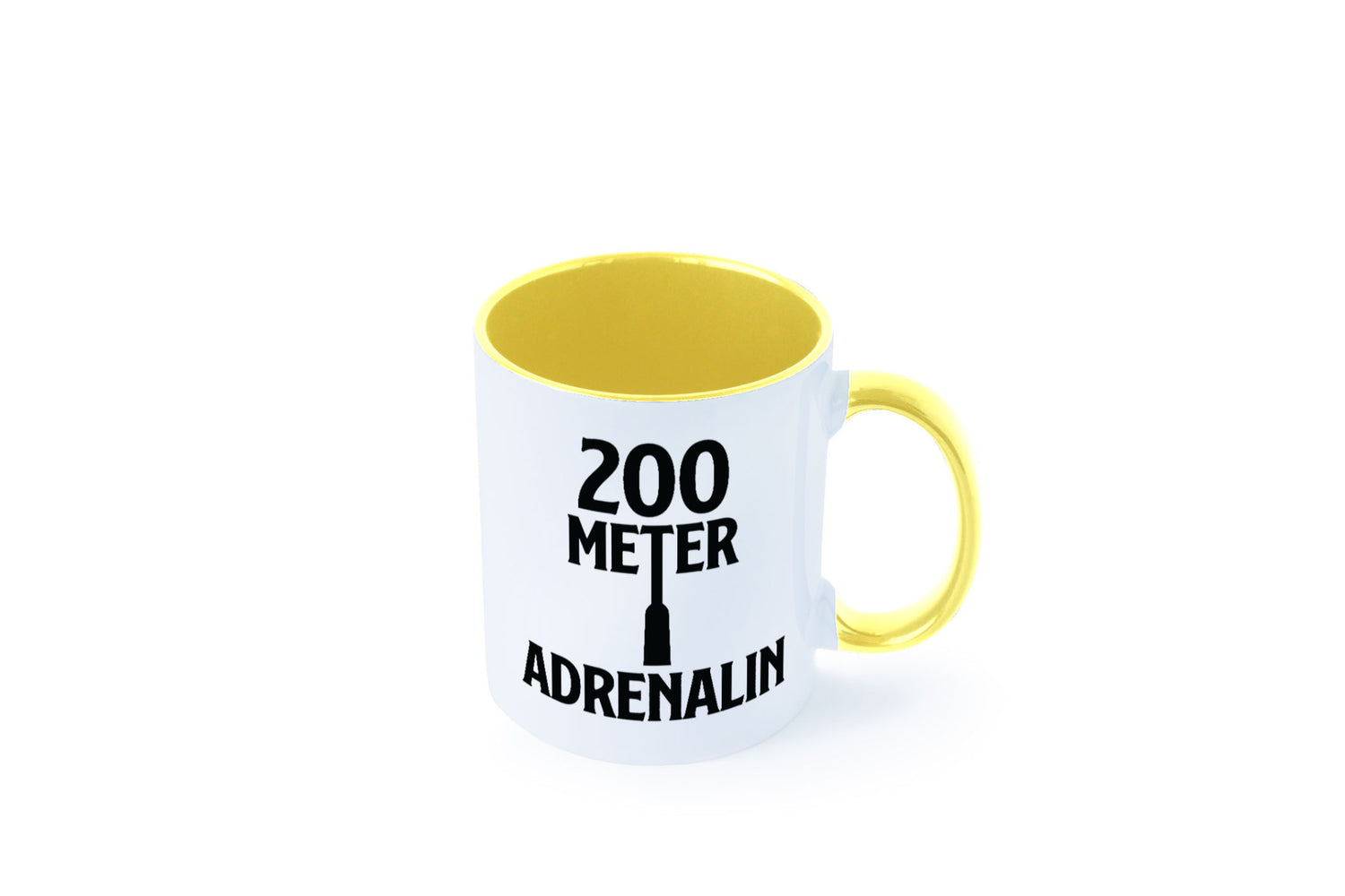 200 Meter Adrenalin v2 lustig Humor Geschenkidee Geschenk Tasse