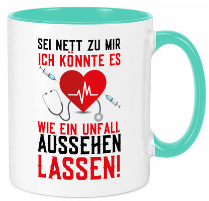 Sei nett zu mir | Krankenschwester Arzt Klinik Spritze v2 lustig Humor