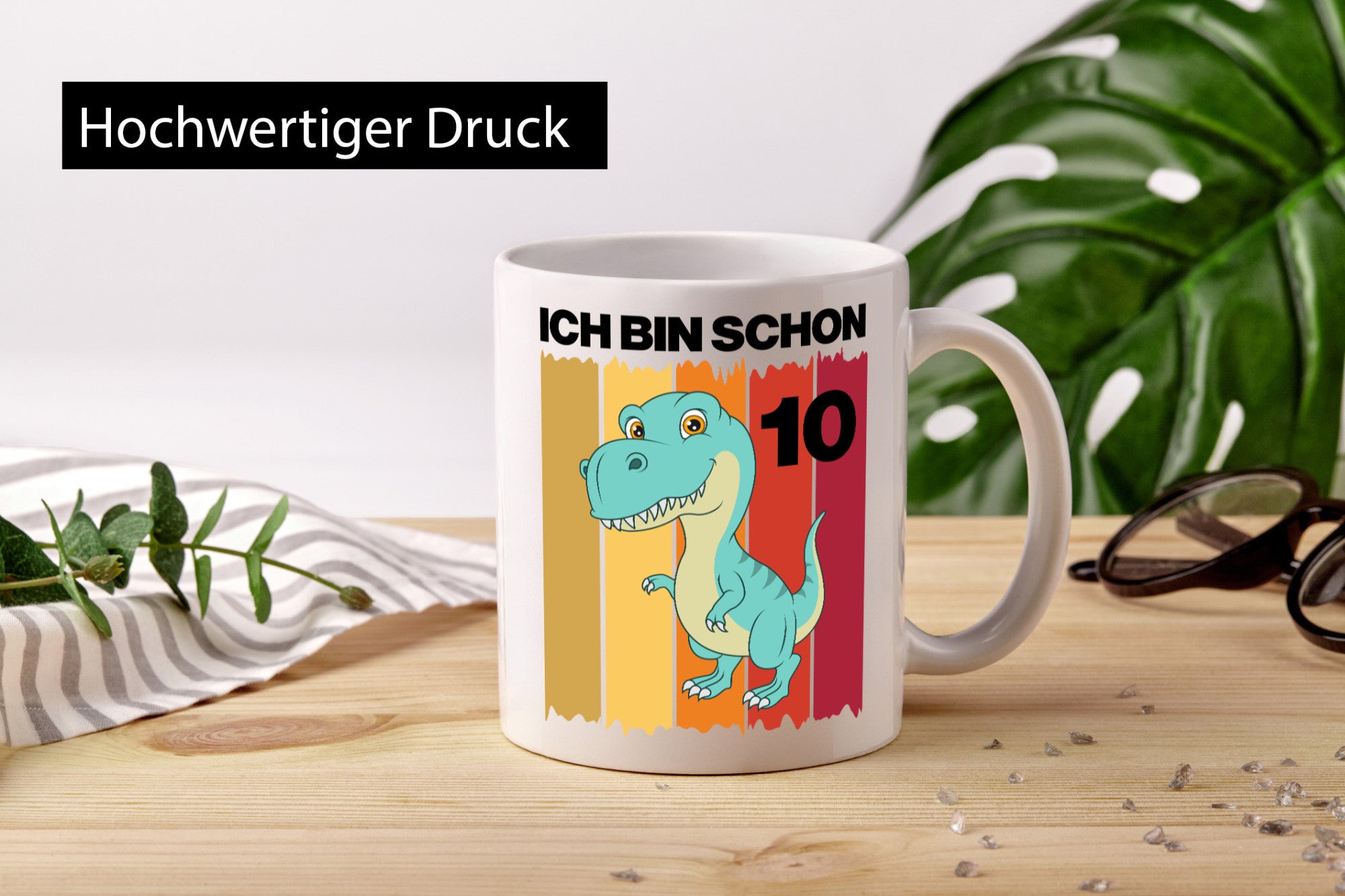 10. Geburtstag | 10 Jahre Dinosaurier Geschenk Geschenkidee lustiger Spruch