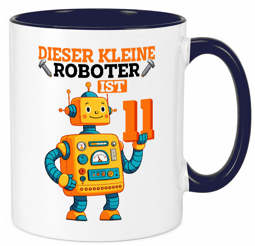 11. Geburtstag | 11 Jahre Roboter Junge Geschenk Geschenkidee lustiger Spruch Tasse