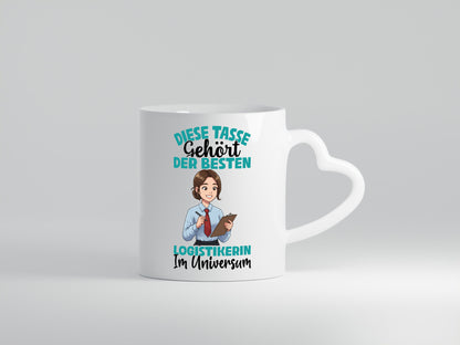 Im Universum: Logistikerin | Logistik lustig Humor Geschenkidee Geschenk Tasse