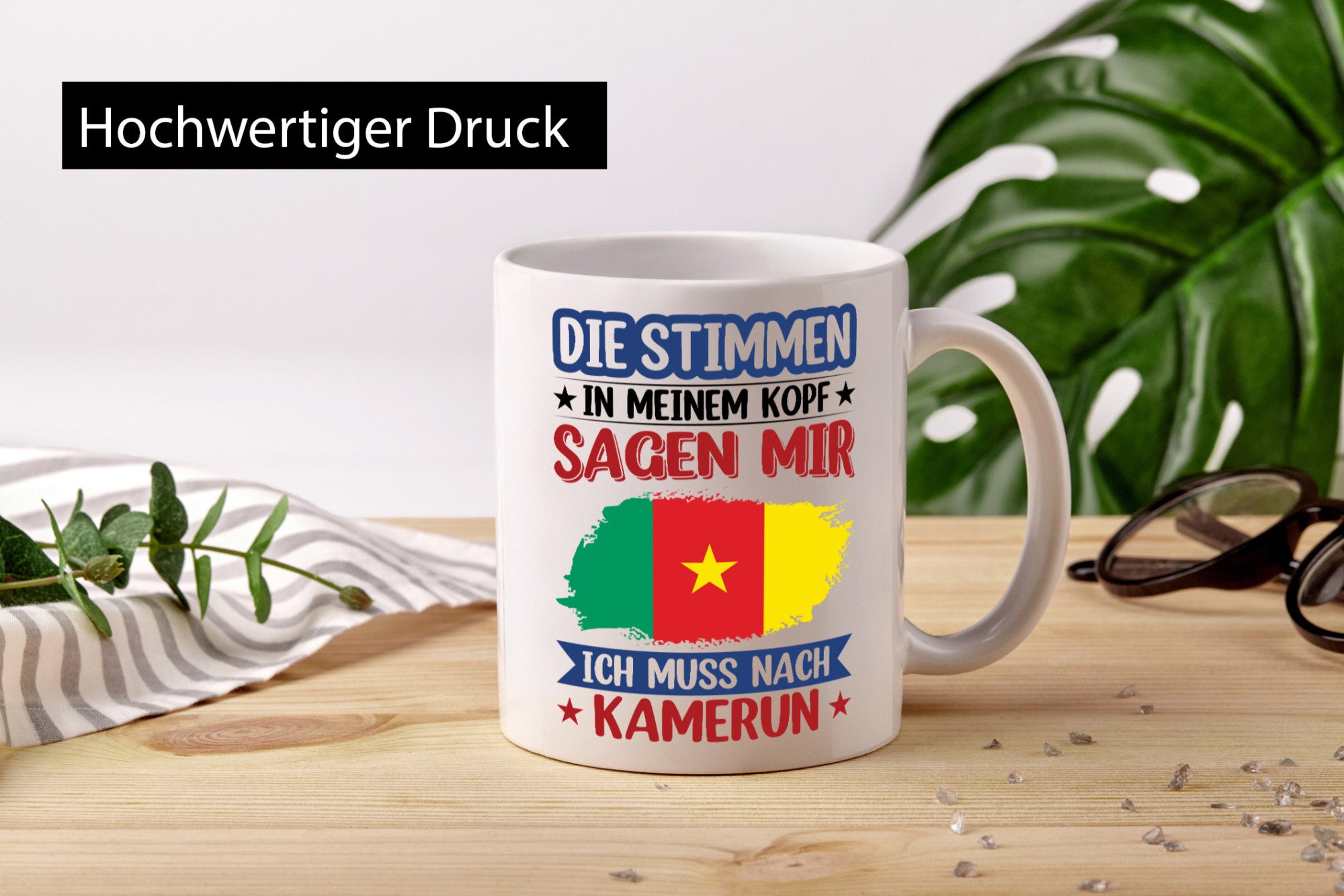 Kamerun | Urlaub Stimmen in meinem Kopf Traumland Geschenk Humor Geschenkidee