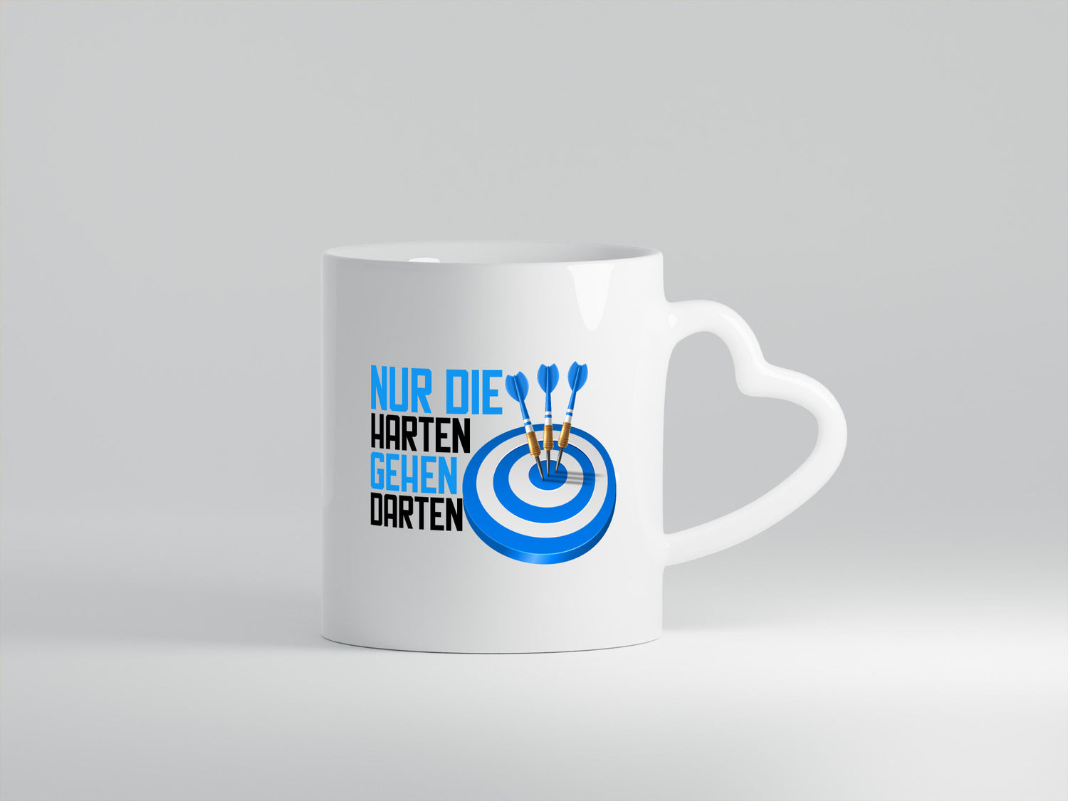 Nur die Harten gehen Darten | Dart Dartspieler Pfeile Humor Geschenkidee Tasse