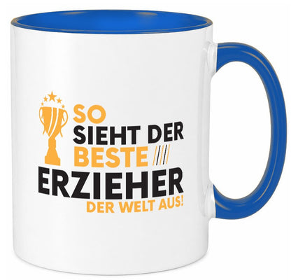 Der Weltbeste Erzieher | Pädagoge Schule Geschenkidee Humor Tasse