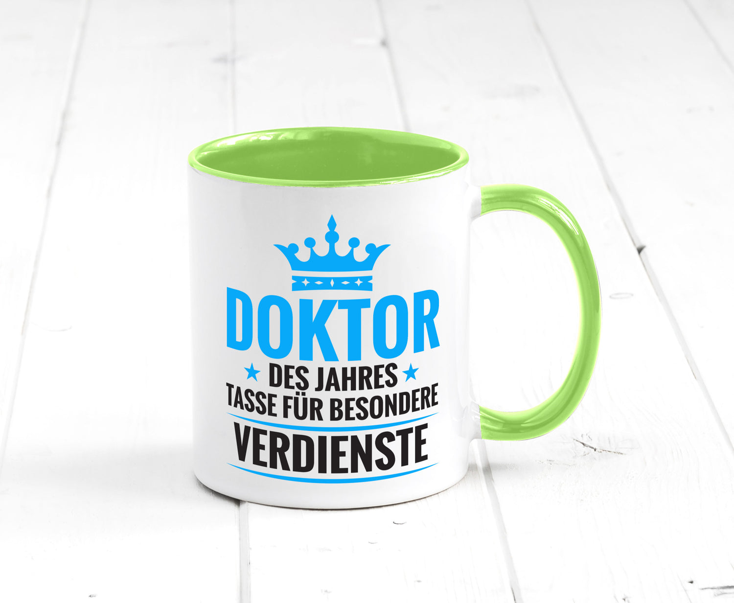Besonderer Verdienst: Doktor | Doktorand Doktortitel Humor Geschenkidee Tasse