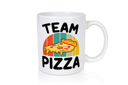 Team Pizza | Liebhaber lustiger Spruch Geschenk Humor Geschenkidee Tasse