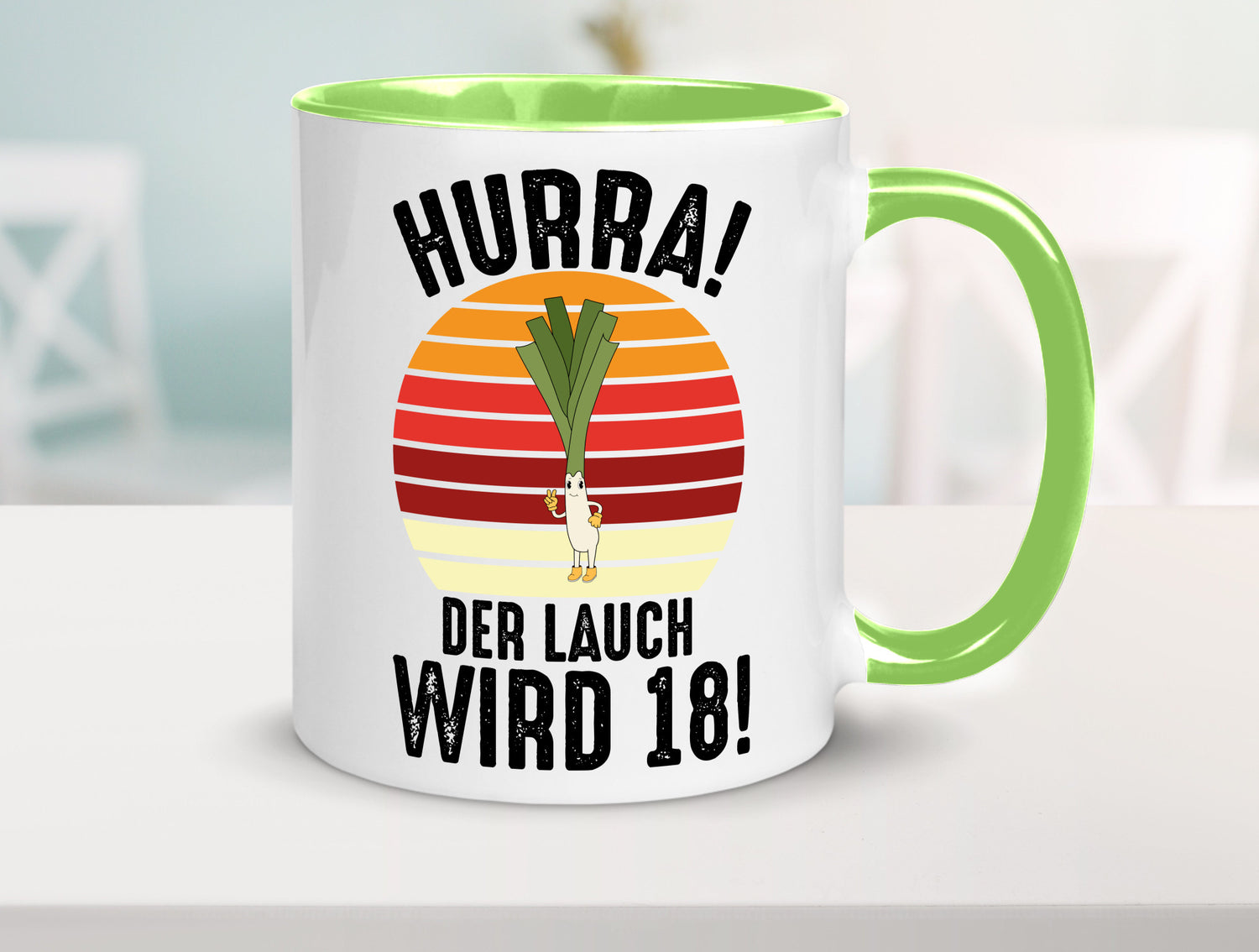 Hurra der lauch wird 18 | 18. Geburtstag Ehrentag lustiger Spruch Geschenk