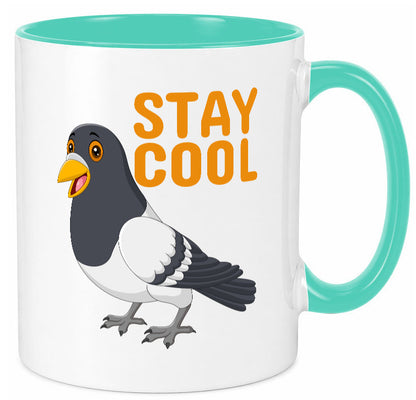 Stay Cool | coole Taube Motiv Tasse Jugendliche Humor Geschenkidee