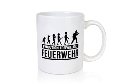 Freiwillige Feuerwehr | Evolution Motiv Feuerwehrmann lustiger Spruch Geschenk