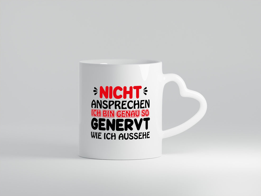 Ich bin genervt lustiger Spruch Geschenk Humor Geschenkidee Tasse