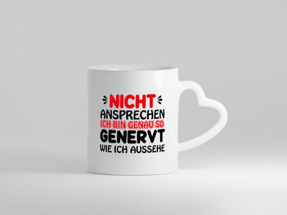Ich bin genervt lustiger Spruch Geschenk Humor Geschenkidee Tasse