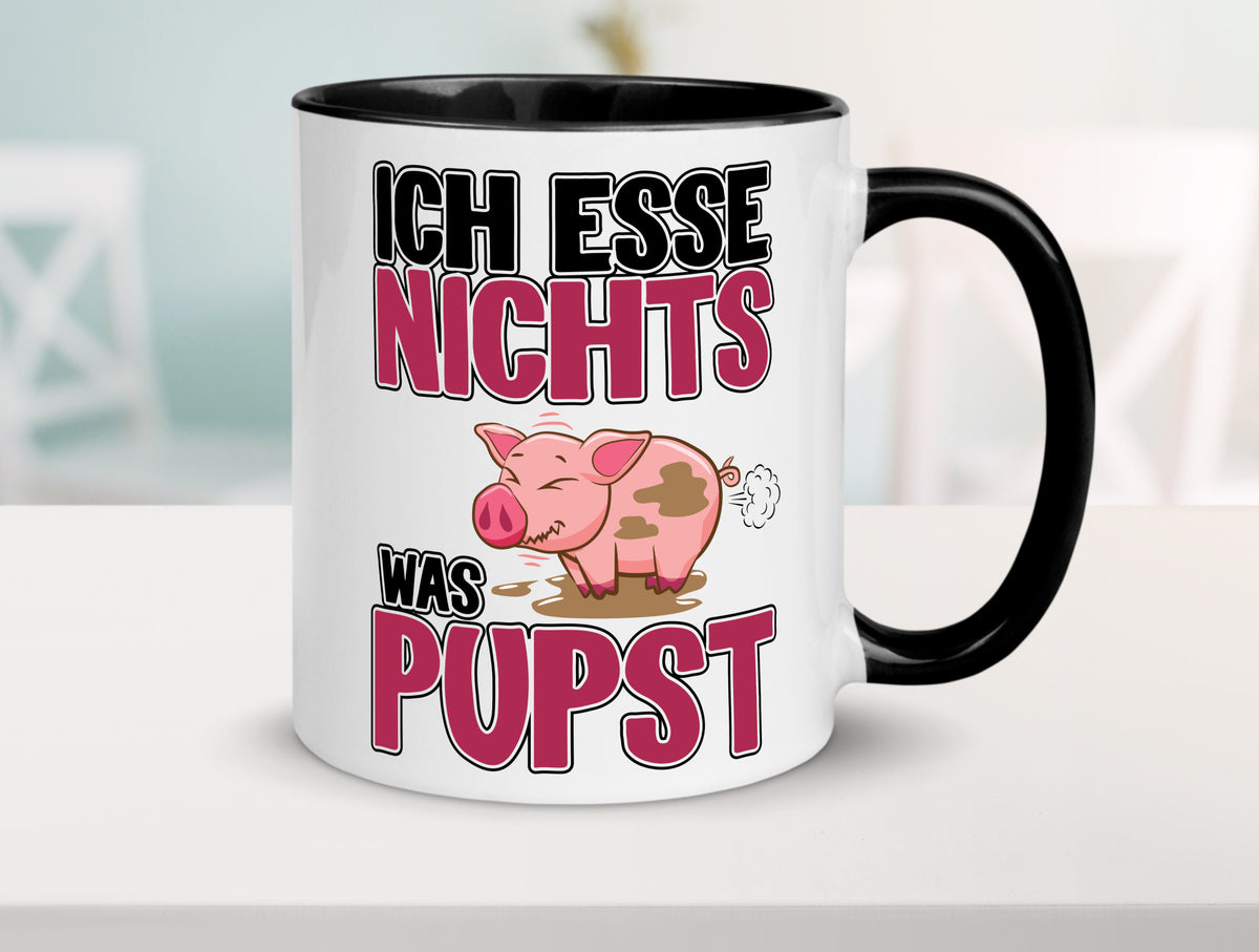 Ich esse nicht was Pupst lustiger Spruch Geschenk Humor Geschenkidee Tasse
