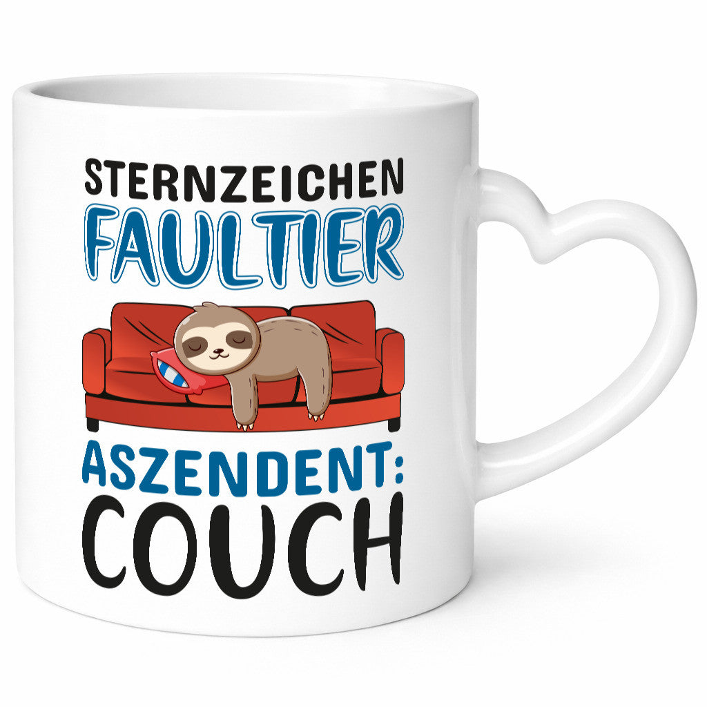 Sternzeichen: Faultier | witzige Tasse Couchpotato lustig Tierliebhaber Humor