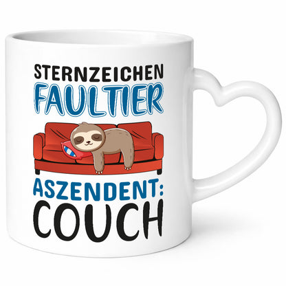 Sternzeichen: Faultier | witzige Tasse Couchpotato lustig Tierliebhaber Humor