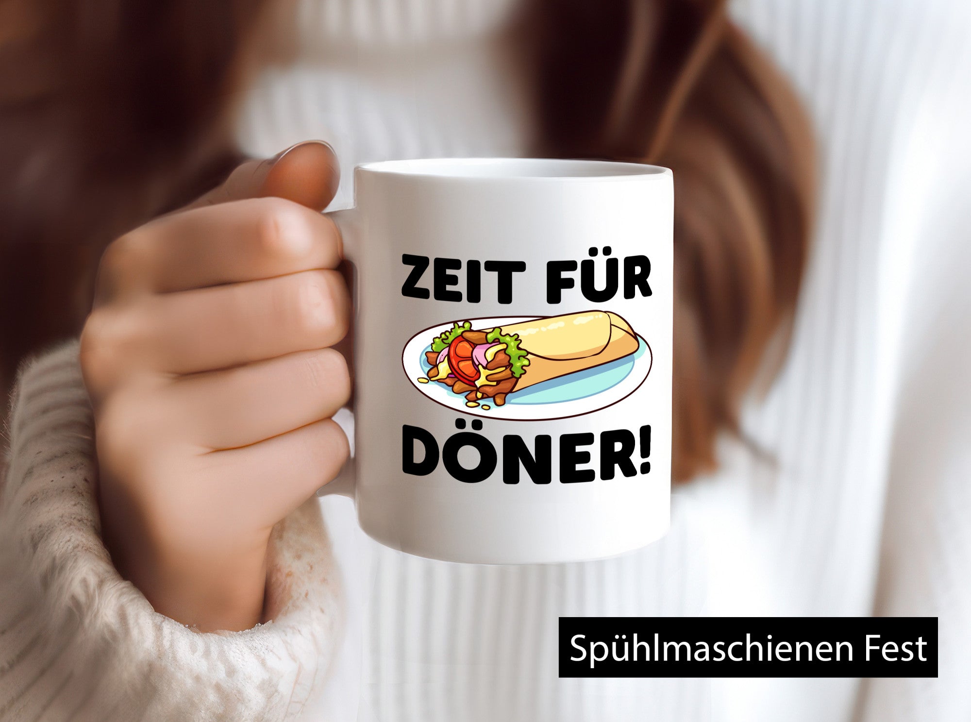 Zeit für Döner | Kebab Dönerladen v2 Geschenkidee Humor Tasse