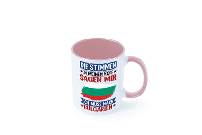 Bulgarien | Urlaub Stimmen in meinem Kopf Traumland Humor Geschenkidee Tasse