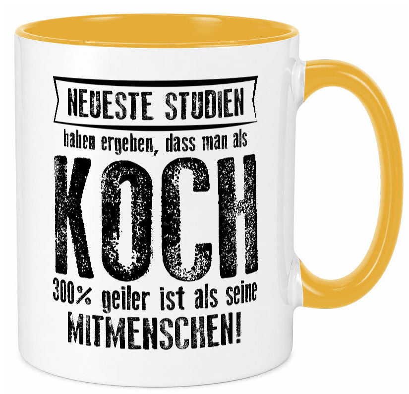 Neuste Studien: Koch | Chefkoch Humor Arbeit Kollegen Büro Geschenkidee Tasse