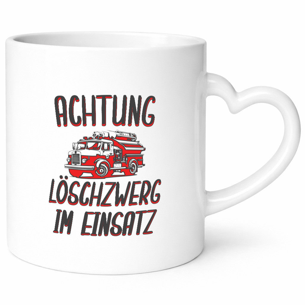 Achtung Löschzwerg im Einsatz | Feuerwehr Feuerwehrkind Geschenk Humor