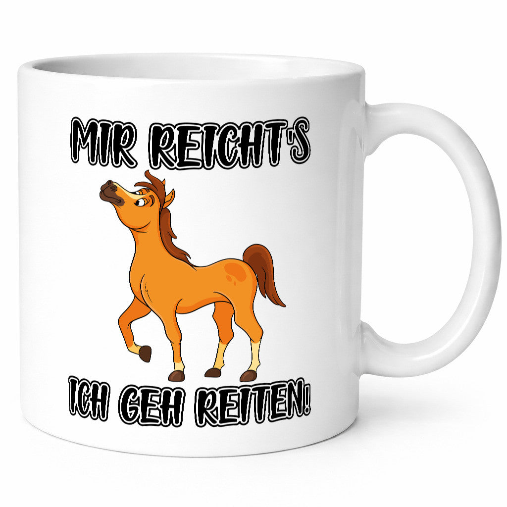 Ich geh reiten | Pferde Tasse Reiter Mädchen Humor Geschenkidee
