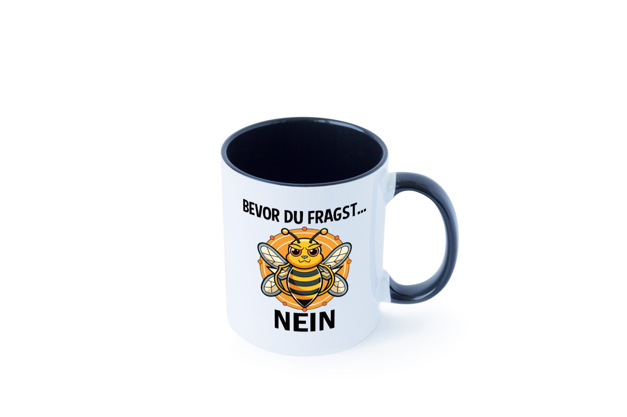 Bevor du fragst... Nein | Hummeln v2 lustig Humor Geschenkidee Geschenk Tasse