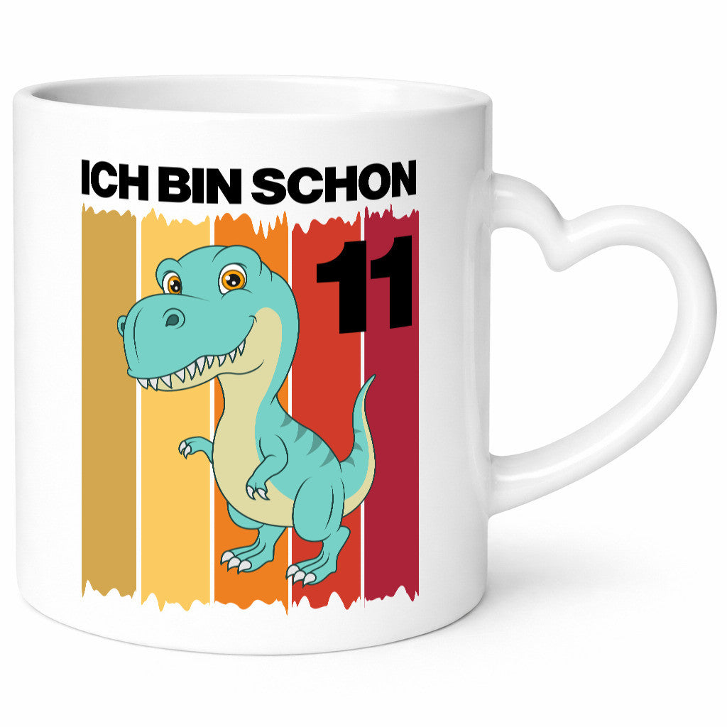 11. Geburtstag | 11 Jahre Dinosaurier lustiger Spruch Geschenk Geschenkidee