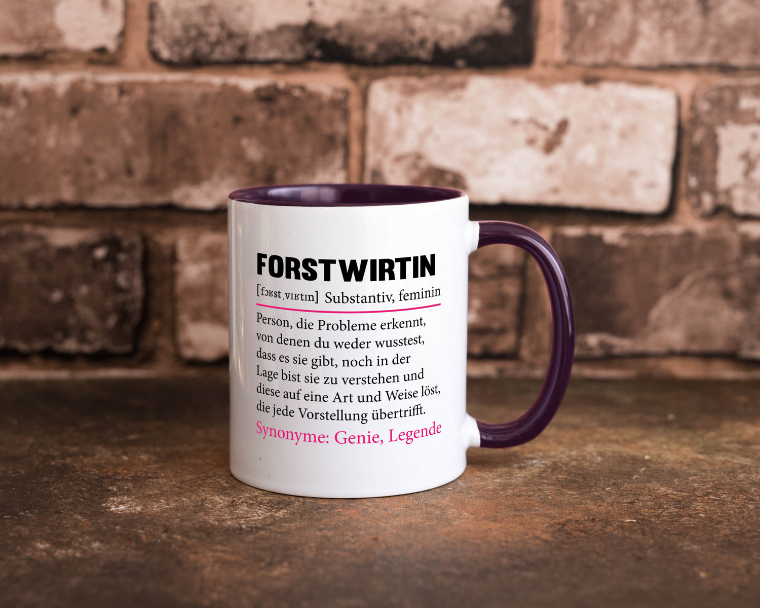 Forstwirtin | Beruf Spruch Forst Wirtin Humor Arbeit Kollegen Büro Geschenkidee