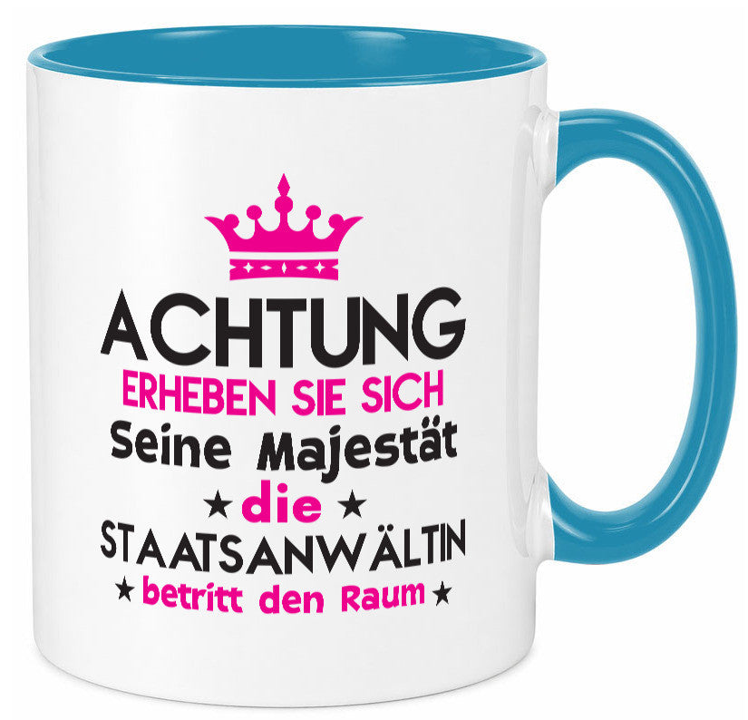 Seine Majestät Staatsanwältin | Anwältin lustiger Spruch Geschenk Humor