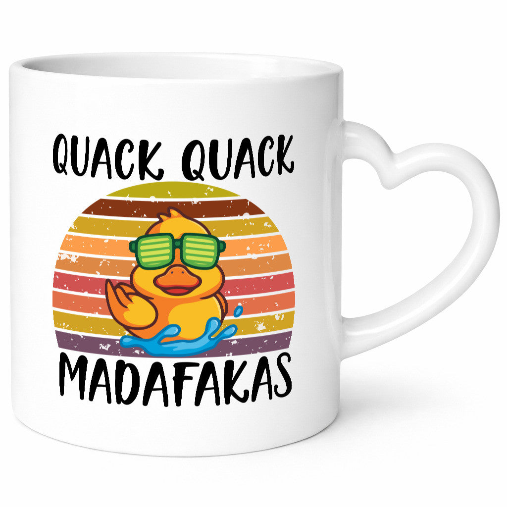Quack Madafakas | Kollege Entenliebhaber lustig Arbeit Kollegen Büro Geschenk Tasse